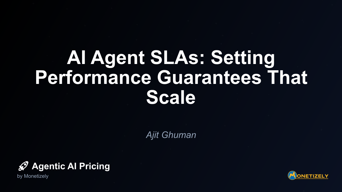 In todays rapidly evolving AI landscape, service level agreements (SLAs) for AI agents are becoming increasingly critical as organizations move from experimental deployments to mission-critical...