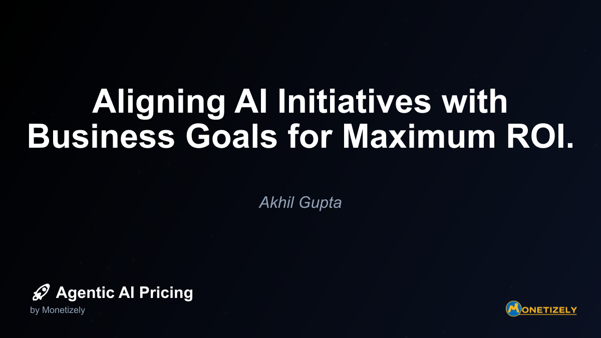 AI initiatives have become a critical component of business strategy across industries. However, simply implementing AI solutions without strategic alignment often leads to disappointing returns....