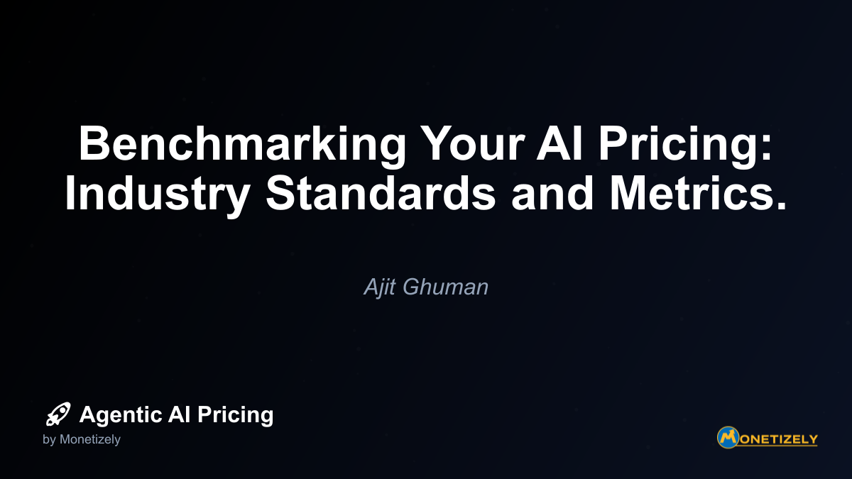 Benchmarking your AI pricing strategy against industry standards isnt just a good practice—its essential for maintaining competitiveness in todays rapidly evolving market. As AI capabilities expand...