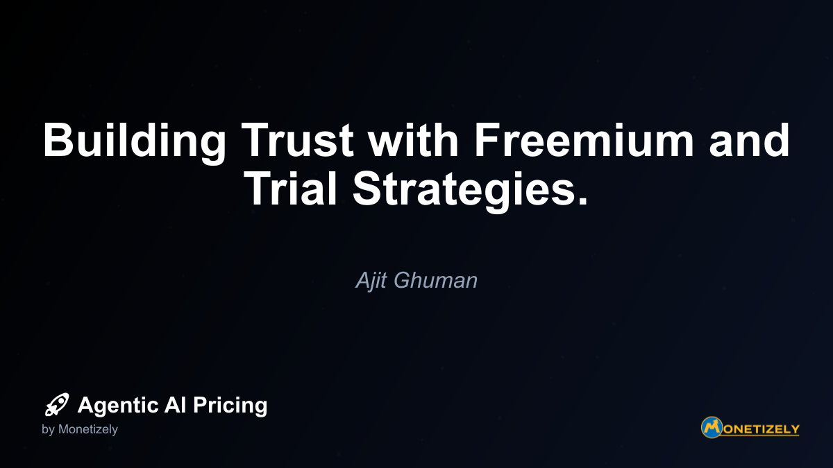 In todays competitive AI market, building trust is essential for driving adoption and converting prospects into paying customers. Offering free tiers or trial periods has emerged as a powerful...
