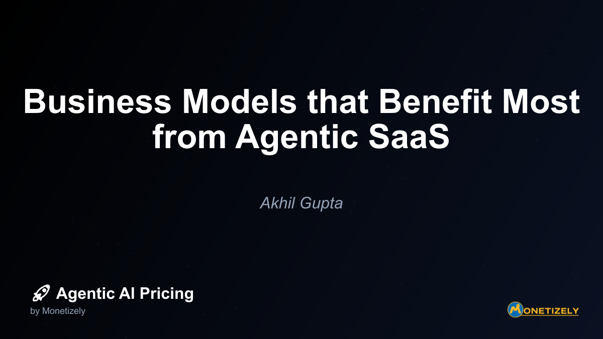The unique value proposition of agentic SaaS solutions often requires rethinking traditional SaaS pricing approaches. Successful pricing strategies typically - - Align pricing with measurable...