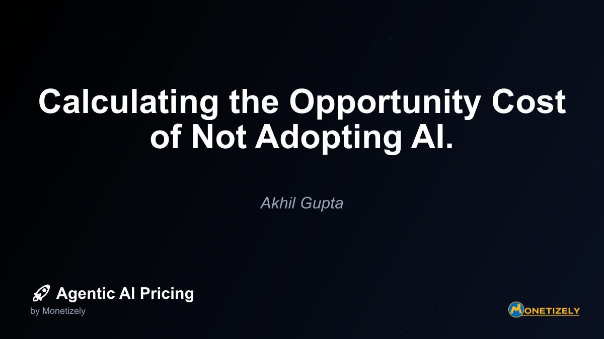 ## Breaking the Calculation Paralysis - A Framework for Action To overcome the inertia that often surrounds AI adoption decisions, organizations need a structured framework that acknowledges...