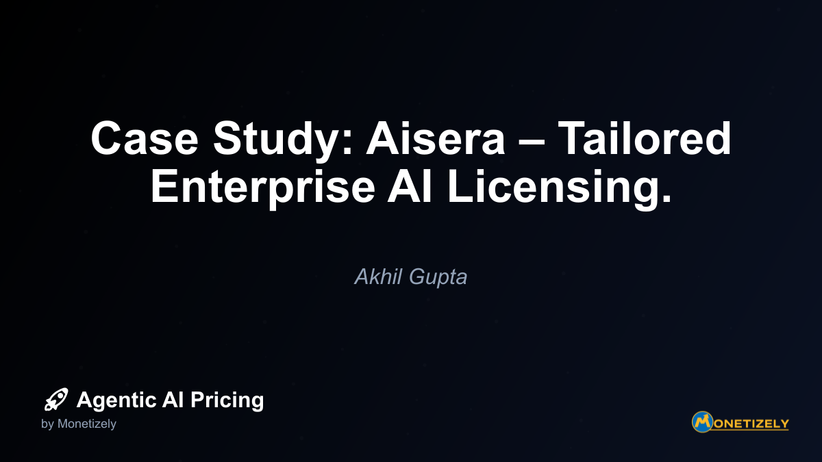 Case Study: Aisera – Tailored Enterprise AI Licensing.