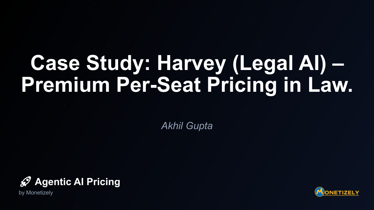 ## Lessons for Other AI Companies from Harveys Pricing Strategy While Harvey operates in a specialized market with unique economics, its pricing approach offers valuable lessons for AI companies...