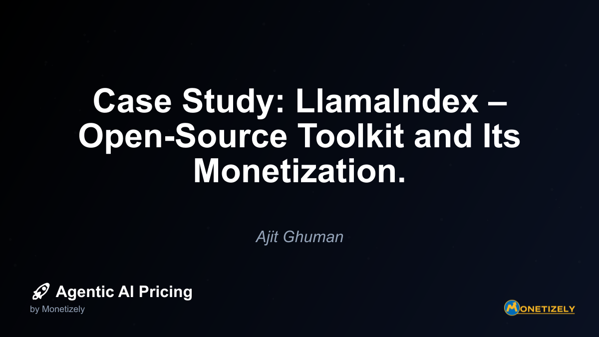 ## Enterprise Offerings and the Open-Core Balance The companys emerging business model appears to focus on several key areas - 1. **LlamaIndex Enterprise** - A premium version offering enhanced...