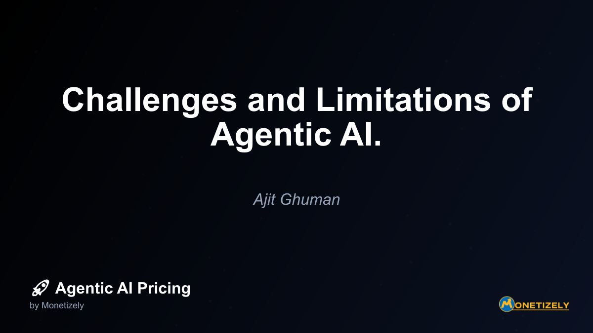 In todays rapidly evolving technological landscape, agentic AI represents one of the most promising yet challenging frontiers. These autonomous AI systems, designed to act independently on behalf of...