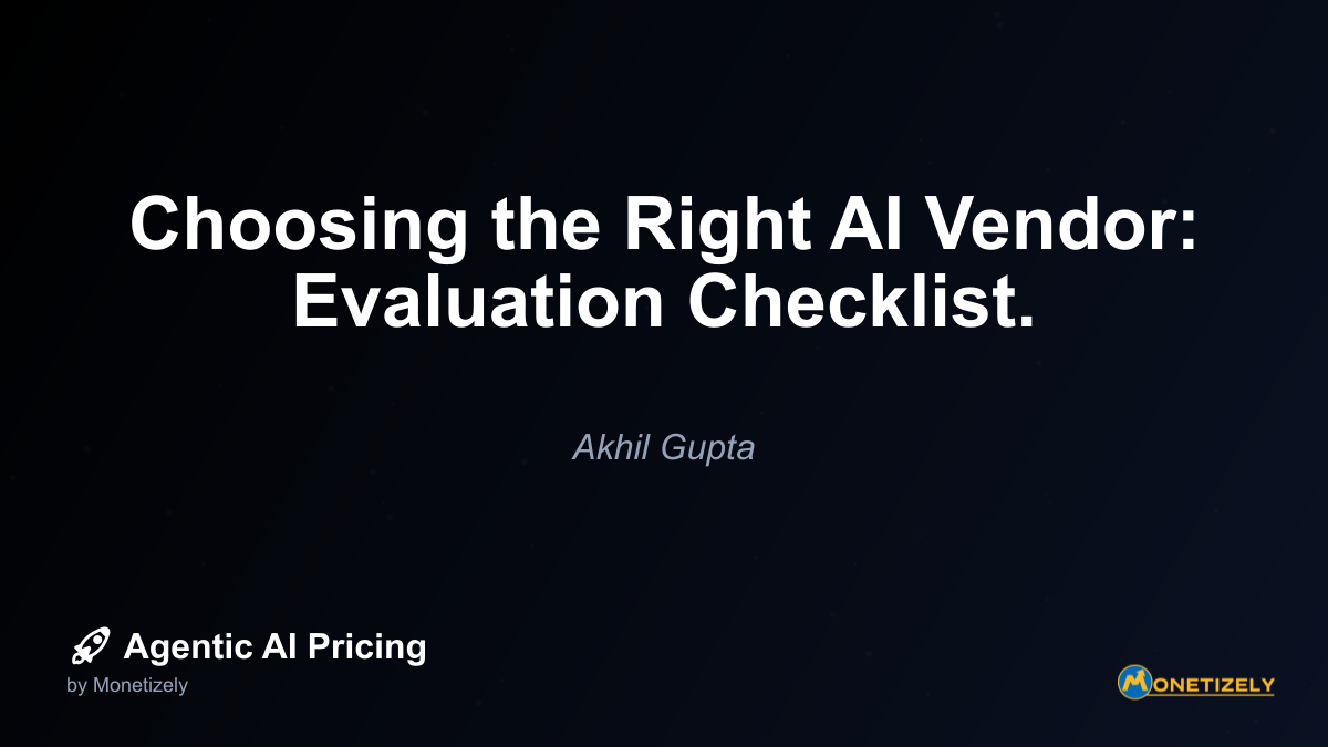 Examine the vendors pricing structure for transparency and alignment with your usage patterns - - Subscription vs. usage-based pricing - Per-user vs. per-organization licensing - API call or...