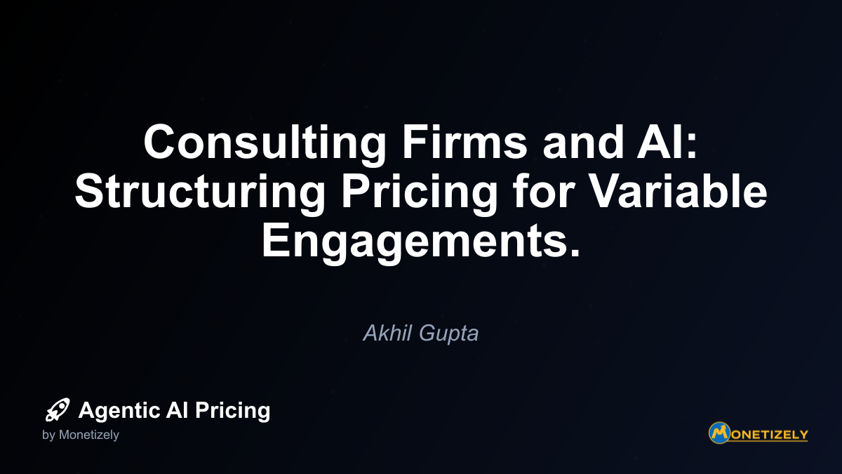 ## Case Studies - Successful AI Pricing Models in Consulting ### McKinseys QuantumBlack AI Practice McKinseys specialized AI division, QuantumBlack, has pioneered hybrid pricing for analytics and...