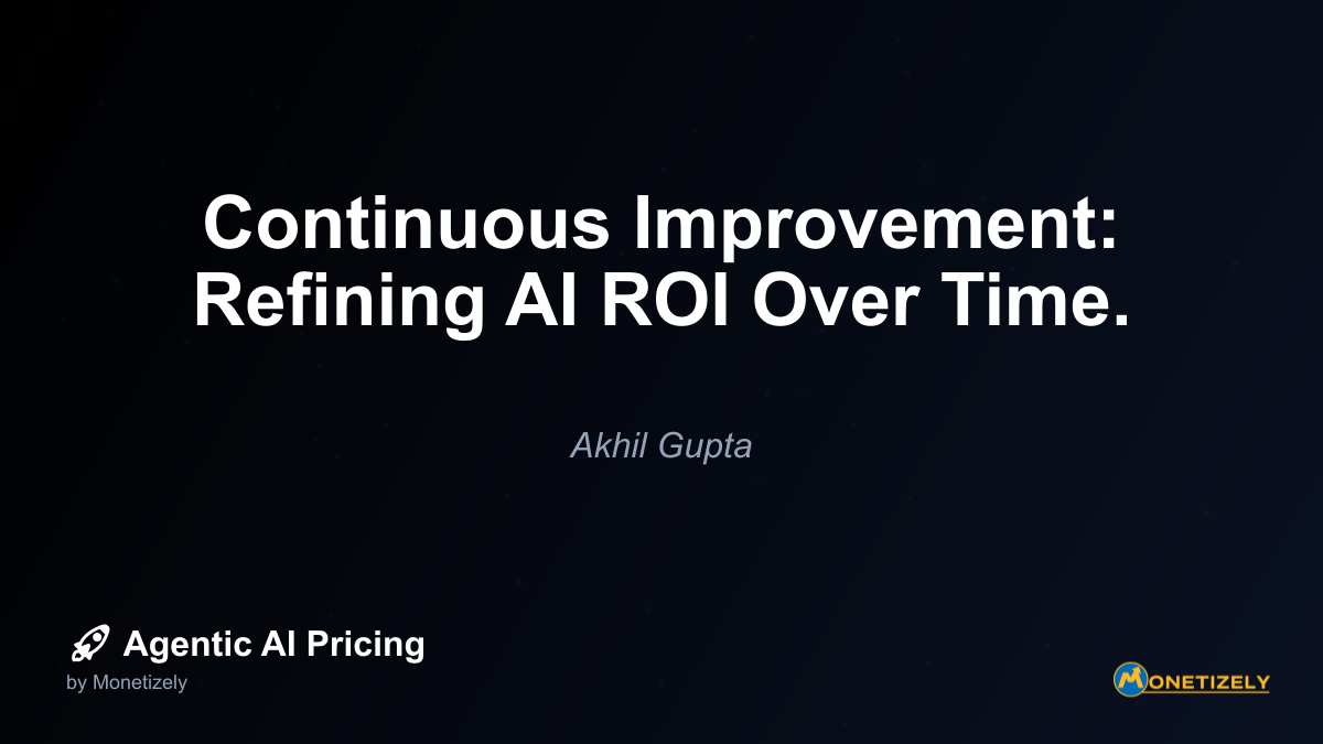 Achieving sustainable ROI from AI investments requires ongoing attention and refinement. Organizations that treat AI implementation as a one-time project often miss opportunities to maximize value...