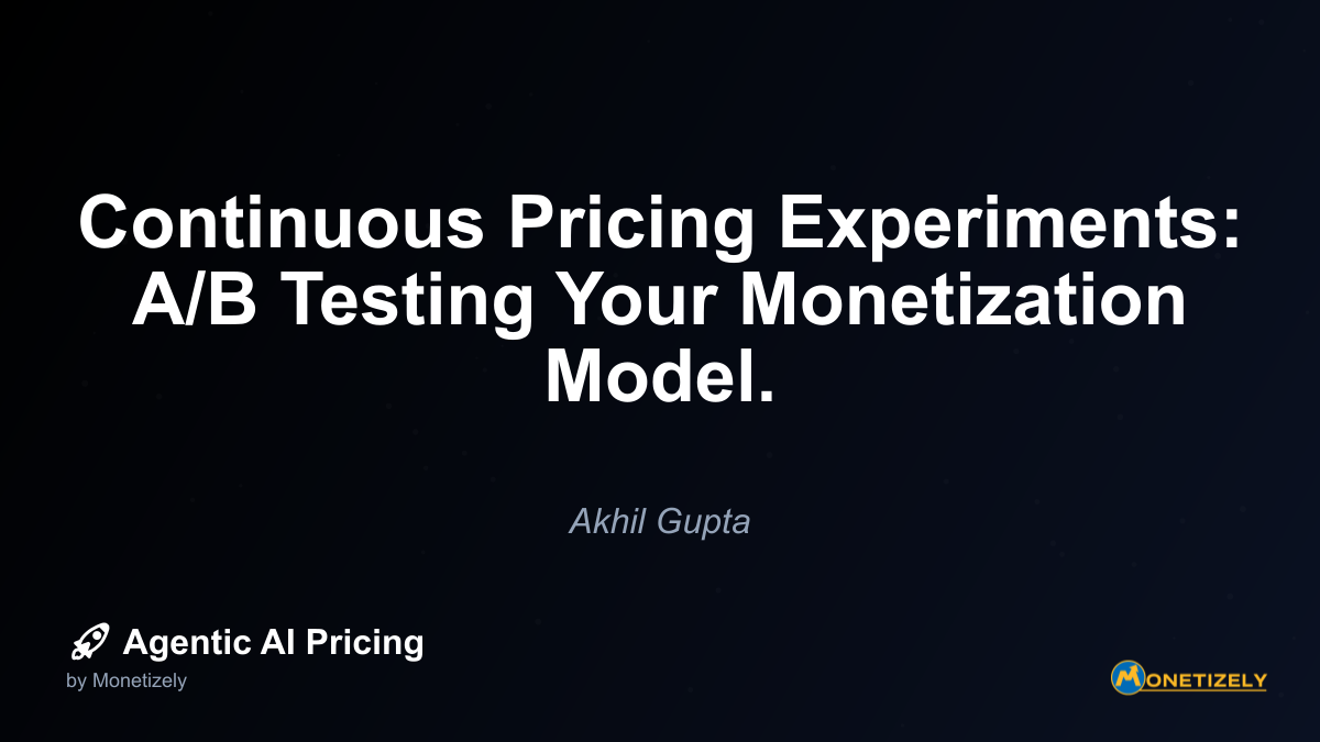 ## Real-World Examples of Successful Pricing Experiments ### Case Study 1 - Enterprise SaaS Platform A leading enterprise SaaS platform discovered through A/B testing that their initial three-tier...