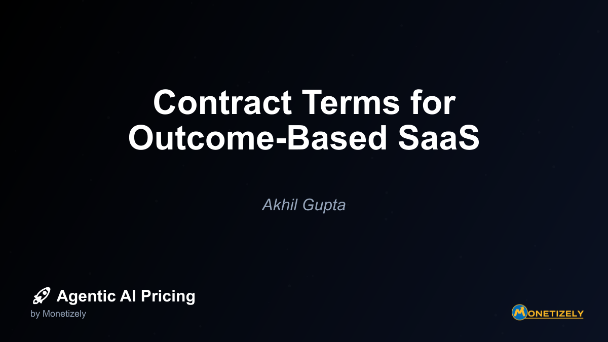 Now Ill create a comprehensive blog post on contract terms for outcome-based SaaS, focusing on legal and financial implications. In todays rapidly evolving SaaS landscape, traditional subscription...