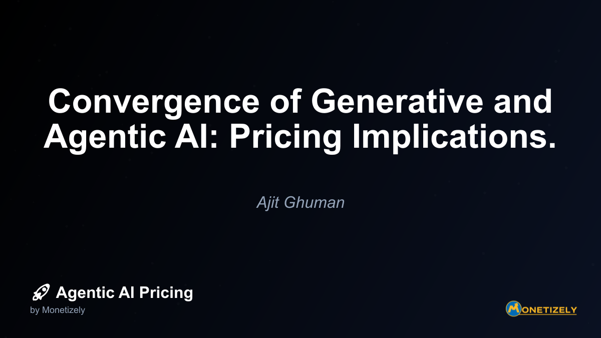Today, were witnessing a significant shift as the once-clear boundaries between generative and agentic AI systems are dissolving. Several factors are driving this convergence - ### 1. Evolution of...
