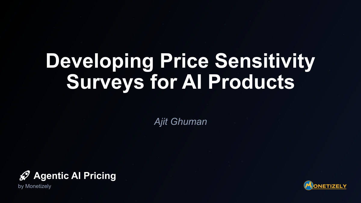 ## The Unique Challenges of AI Product Price Testing Pricing AI products effectively requires navigating several distinct challenges - 1. **Value perception gaps** - Customers often struggle to...