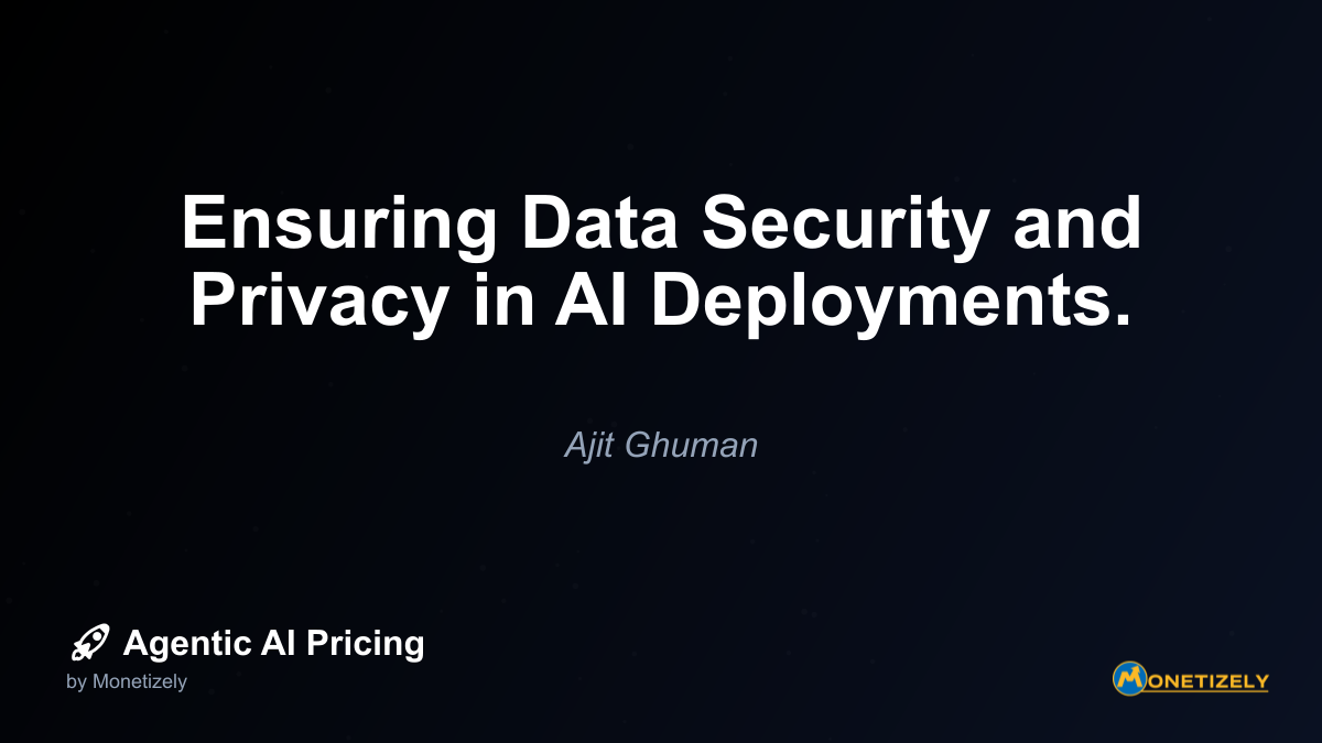 Data security and privacy stand at the forefront of successful AI deployments, particularly as organizations increasingly embed intelligent agents into their core operations. While the...