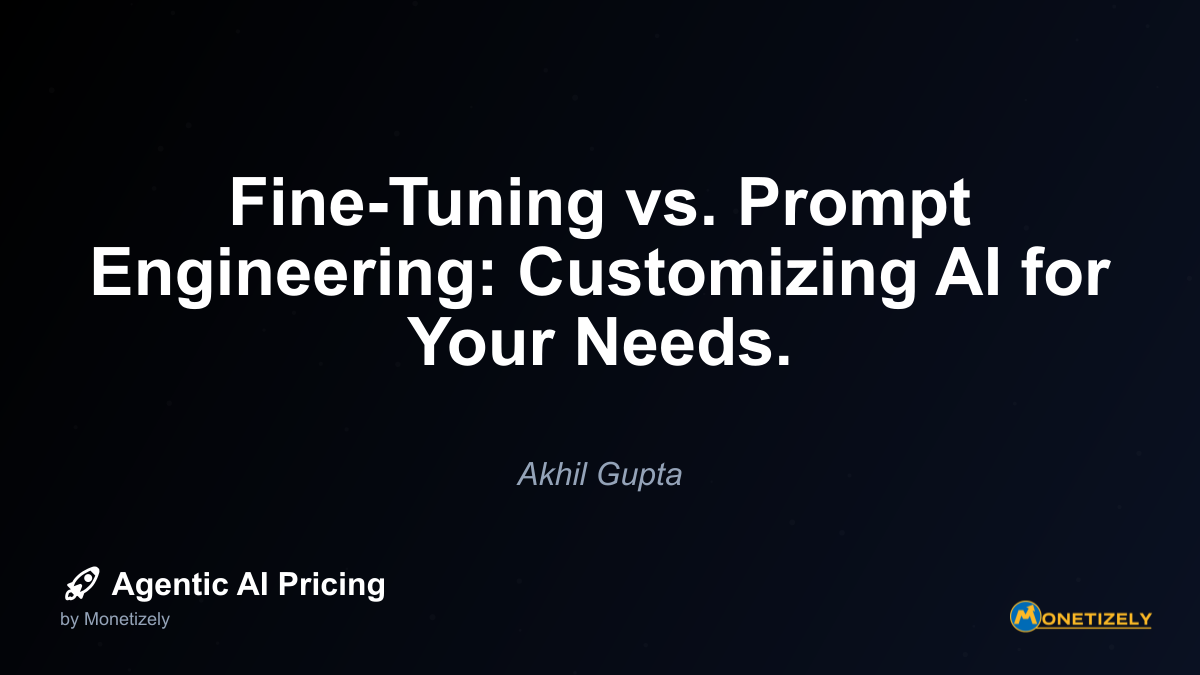 As AI customization approaches continue to evolve, several emerging methods are bridging the gap between traditional fine-tuning and prompt engineering - **1. Prompt Tuning - The Middle Ground**...