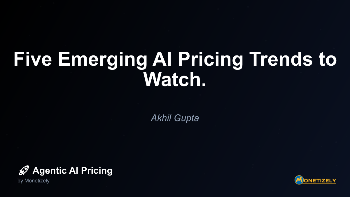 ### 4. The Shift from Subscription to Dynamic Usage-Based Models While subscription models have dominated the SaaS landscape for years, AI solutions are increasingly moving toward more dynamic...