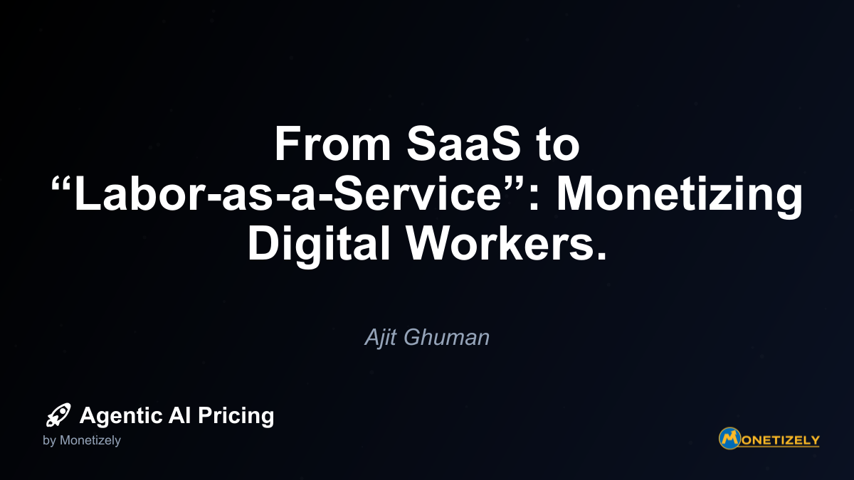 In a business landscape increasingly shaped by artificial intelligence, a profound shift is occurring in how we conceptualize and monetize AI capabilities. The traditional Software-as-a-Service...