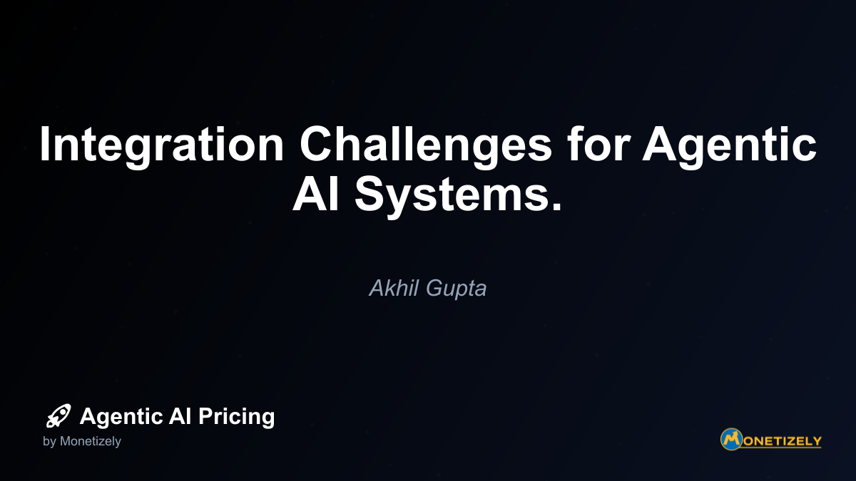 In todays rapidly evolving technological landscape, organizations are increasingly turning to agentic AI systems to gain competitive advantages, streamline operations, and enhance decision-making...