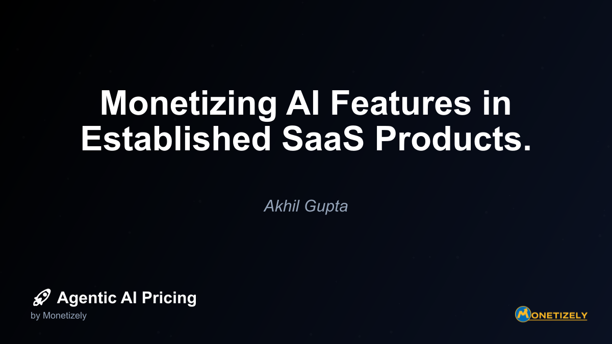 ## Three Strategic Approaches to AI Feature Monetization When integrating AI capabilities into an established SaaS product, companies typically pursue one of three monetization strategies - bundling...