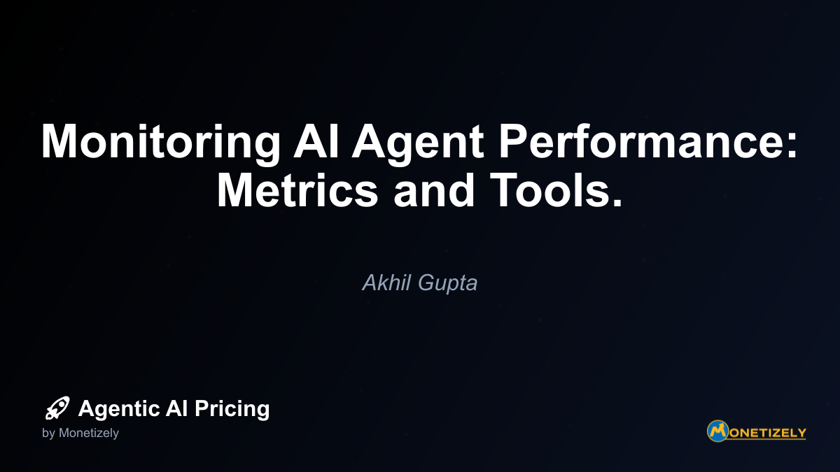 Ensuring your AI agents operate at peak performance requires comprehensive monitoring and the right metrics. Businesses implementing agentic AI systems need visibility into how these systems...