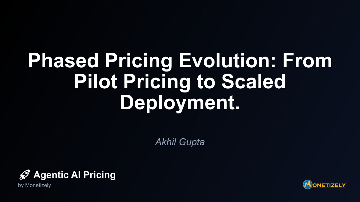 ### Case Study - Pilot Pricing Success Consider the experience of SupplyChainAI, an agentic solution for inventory optimization. During their pilot phase, they implemented a Success-Triggered...