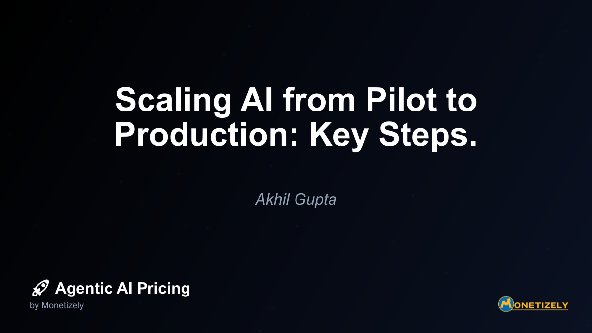 Scaling artificial intelligence solutions from pilot to production represents a critical juncture for organizations. After demonstrating value through initial experiments, companies face the...