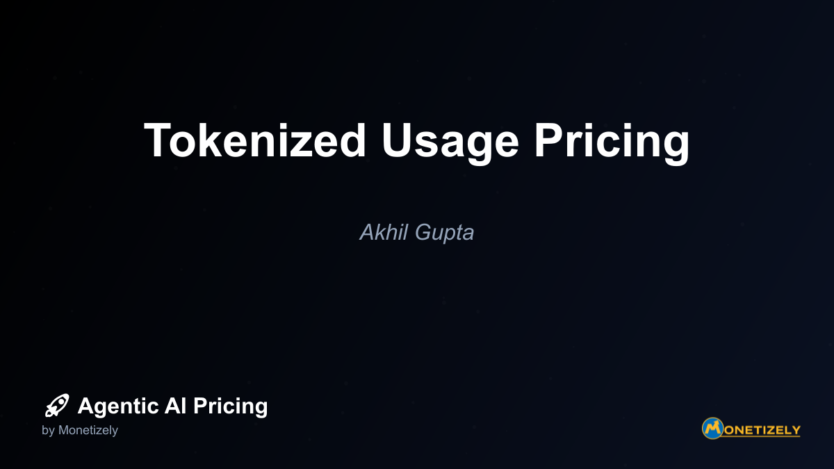In todays rapidly evolving AI landscape, token-based billing has emerged as a fundamental pricing model for companies offering AI services. This usage-based approach aligns costs with actual...