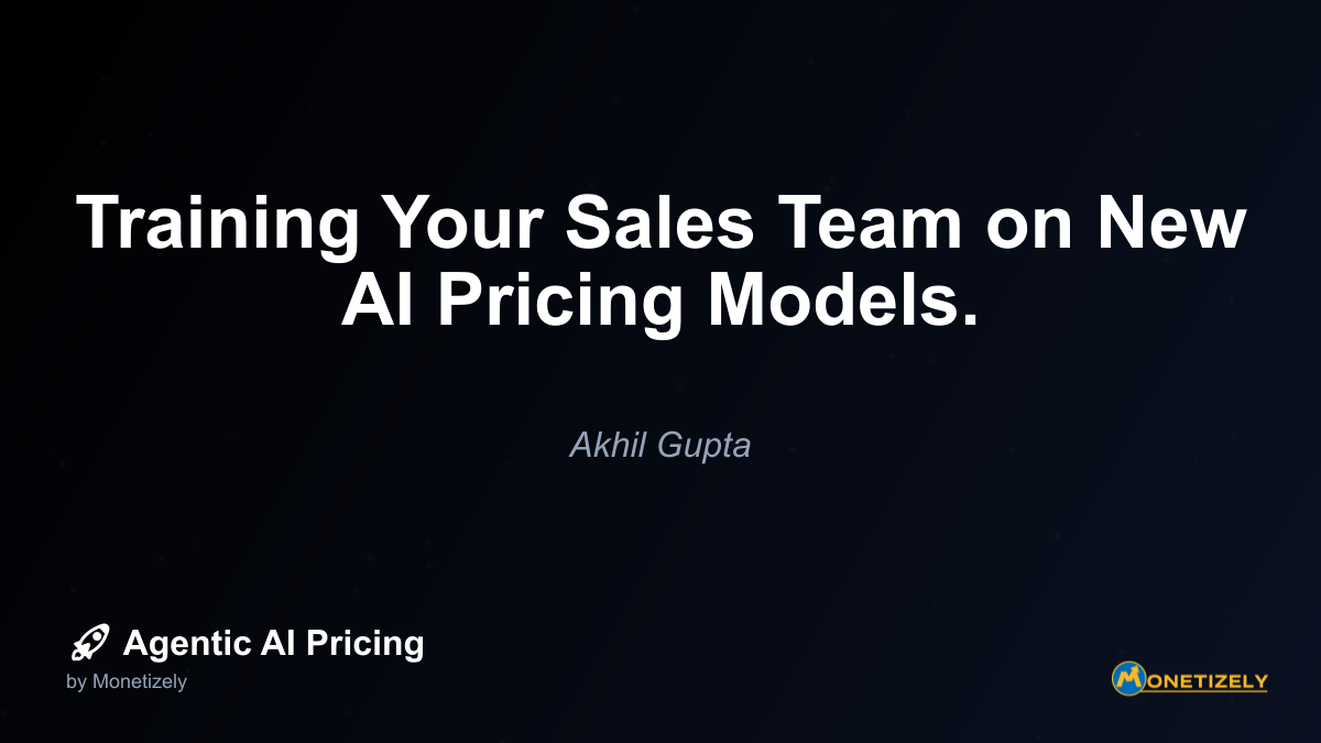 ## Measuring Training Effectiveness To ensure your sales training for AI pricing models delivers results, implement specific measurement approaches - ### Knowledge Assessment Regularly evaluate team...