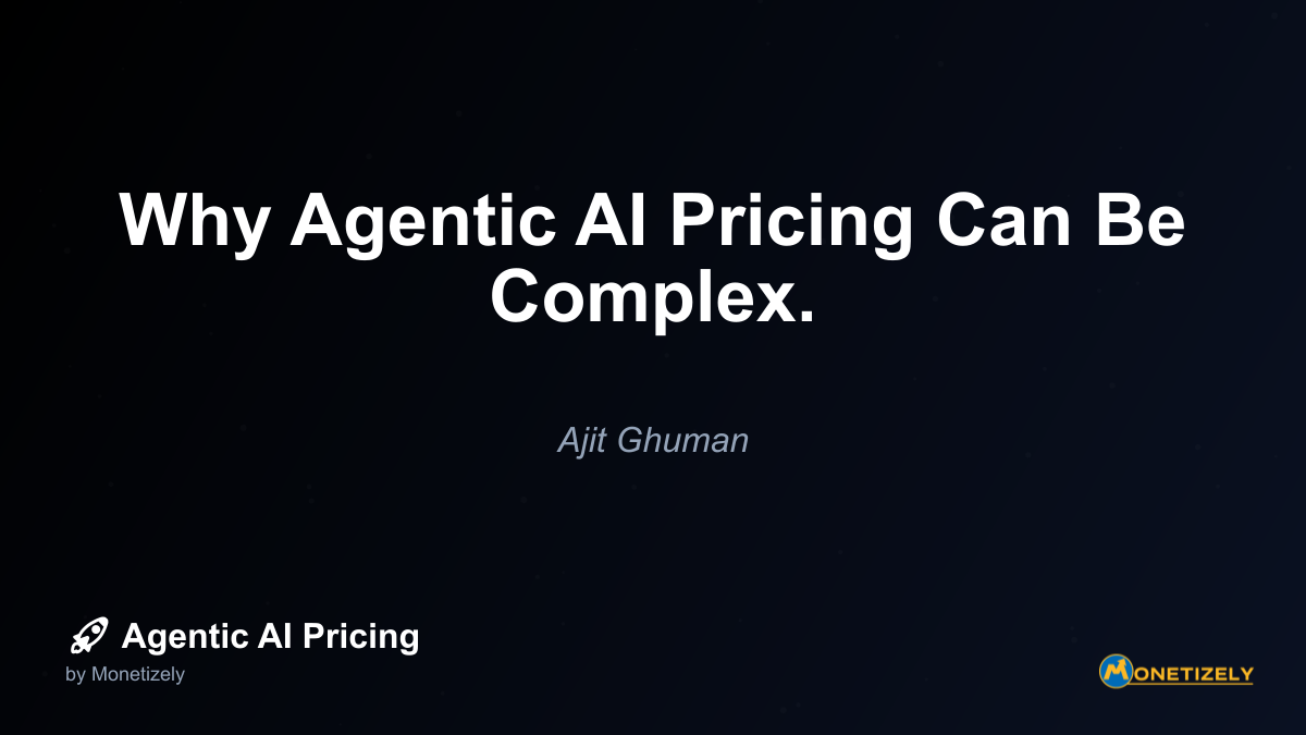 The complexity of pricing agentic AI services stems from a multifaceted web of technological, economic, and strategic factors that traditional pricing models struggle to address. Unlike conventional...